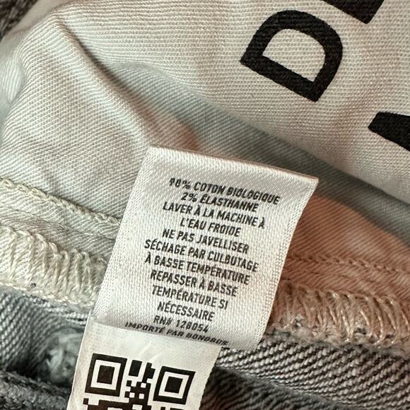 Bonobos Slim Grey Gray Mens Jeans 32 x 30 Casual Organic Cotton Blend Distressed - Picture 13 of 16